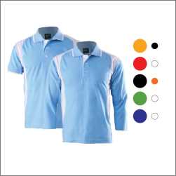 2093 Short/Long Sleeve Polo 26 T/C Single Knit